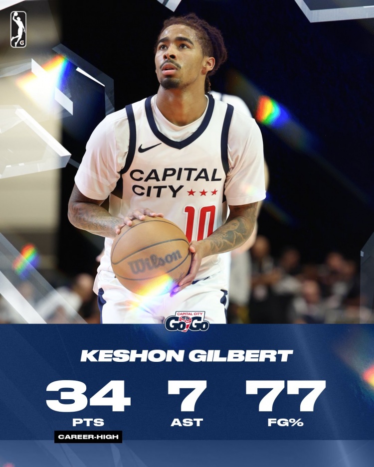 开云-美记:老鹰与后卫凯申·吉尔伯特签下一份双向合同